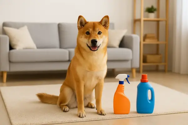 house smells like dog after cleaning