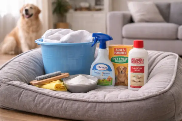 keep dog bed smelling fresh